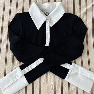 Mirror Palais Cropped Polo Shirt